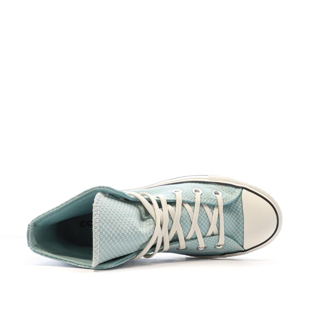 Baskets Turquoise Converse Femme Chuck Taylor All Star Lift Infinity vue 4