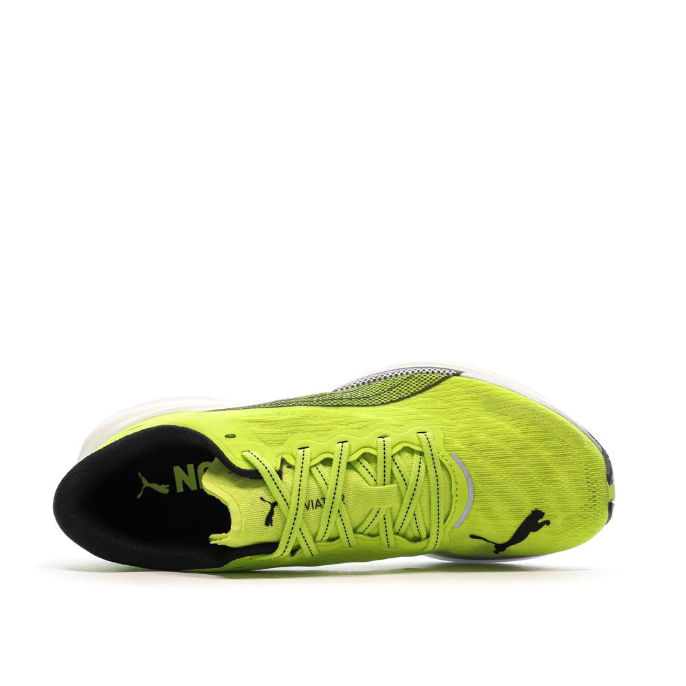 Chaussures de Running Jaunes Homme Puma Deviate Nitro 2 vue 4