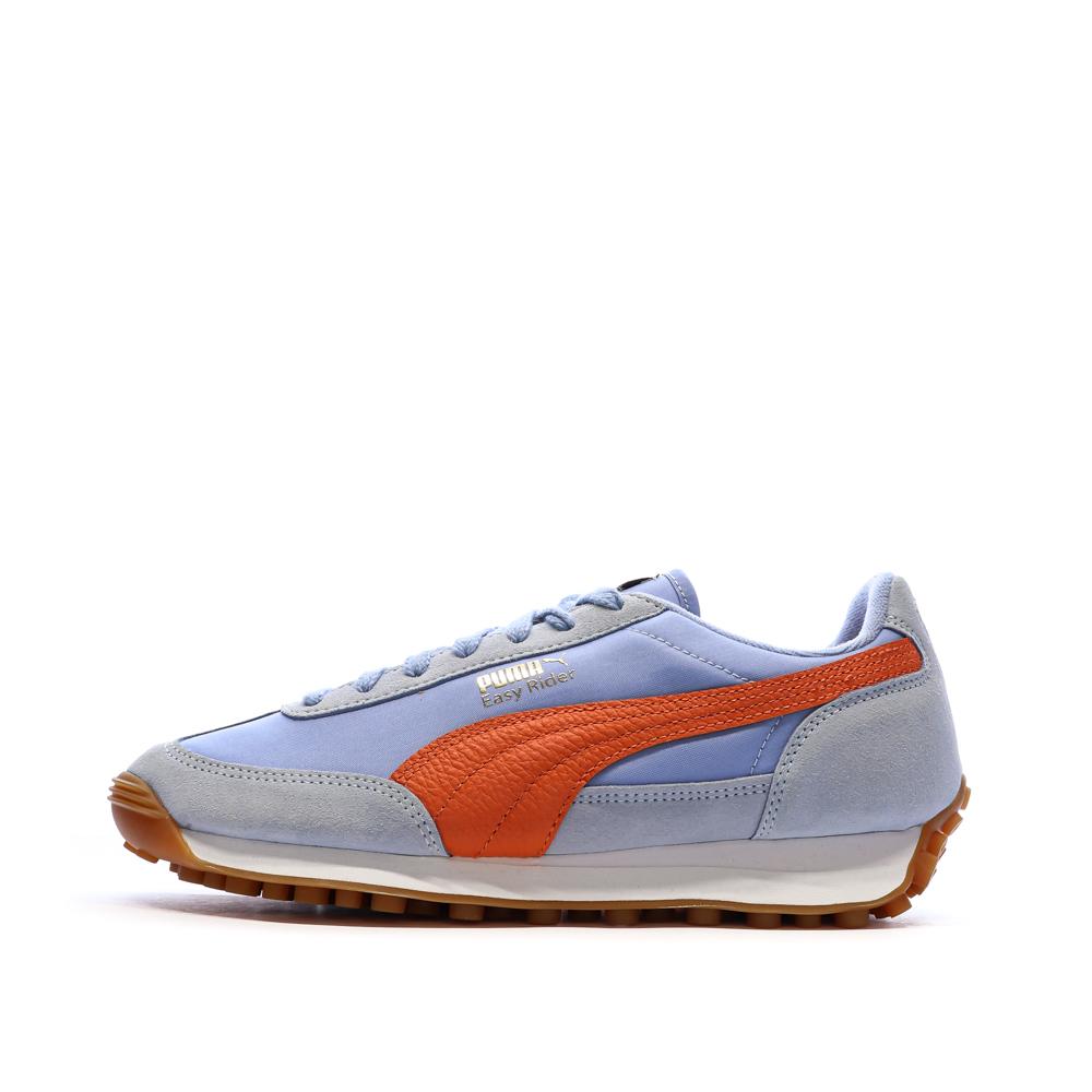 Baskets Bleu/Orange Mixte Puma Easy Rider Vintage pas cher