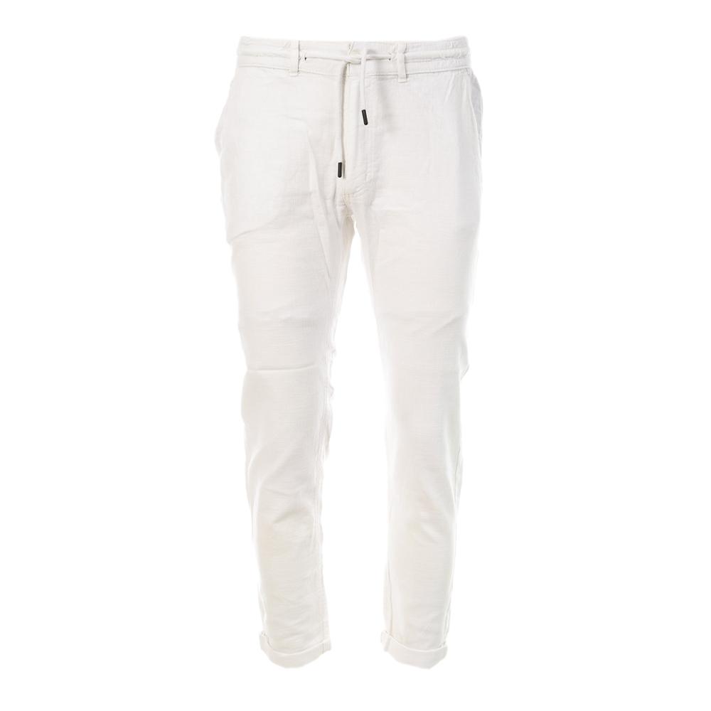 Pantalon Blanc Homme American People Pinacola pas cher
