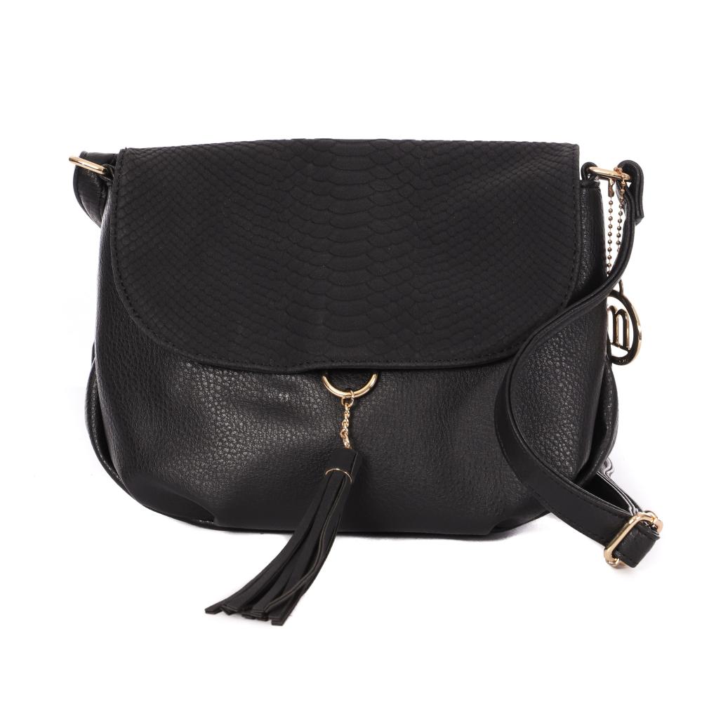 Sac bandoulière Noir Femme Manoukian Amy pas cher