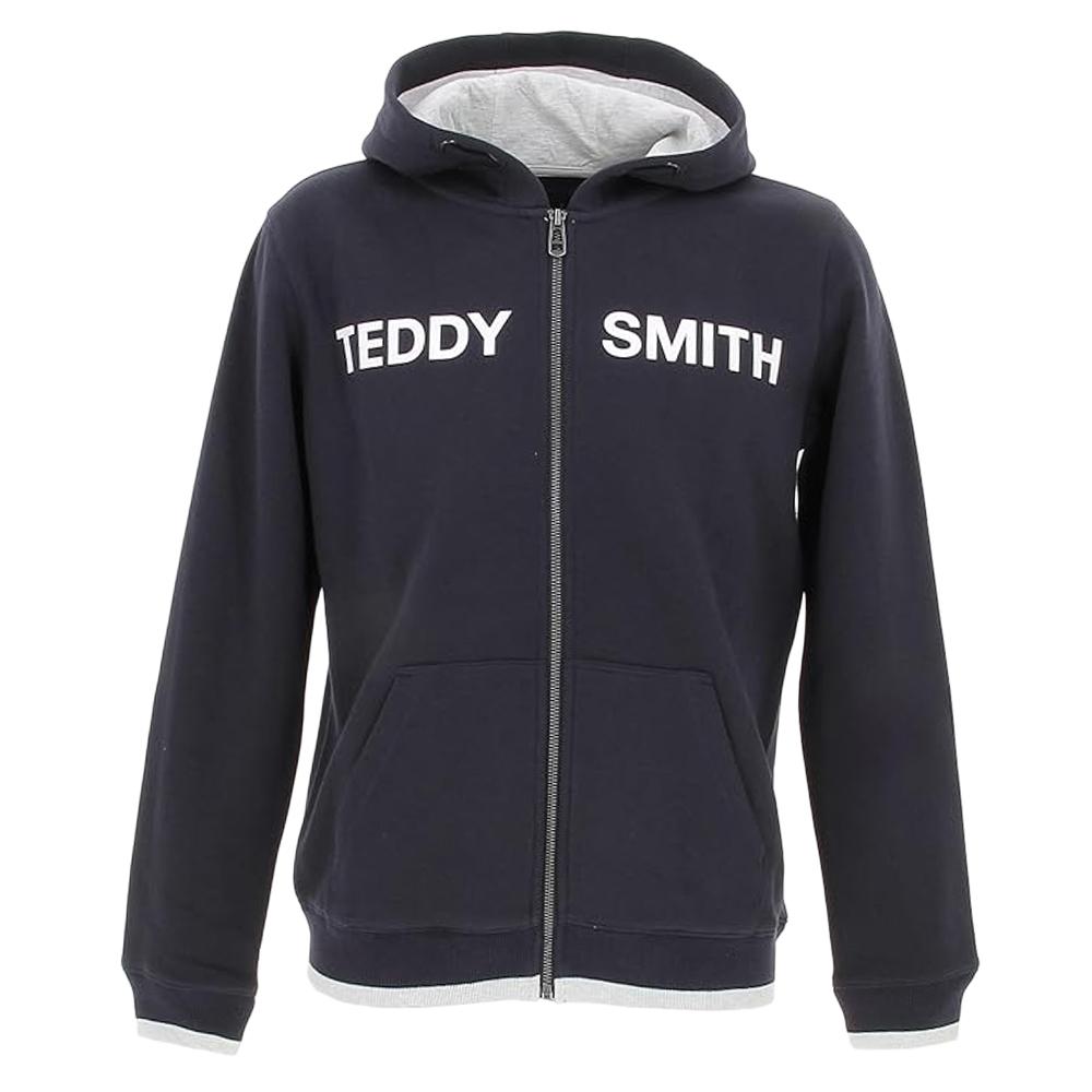 Sweat Marine Garçon Teddy Smith Giclass Hoody pas cher
