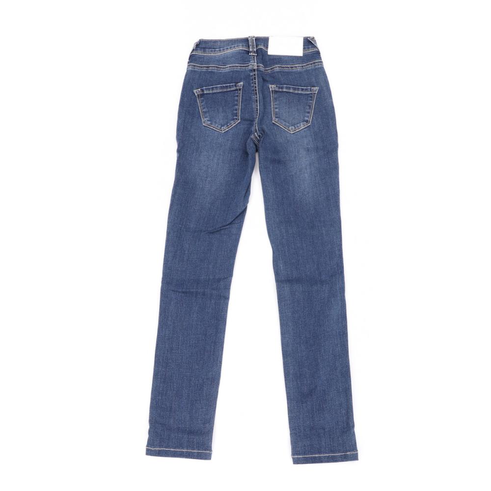 Jean Skinny Bleu/Blanc Fille Teddy Smith The Jeg vue 2