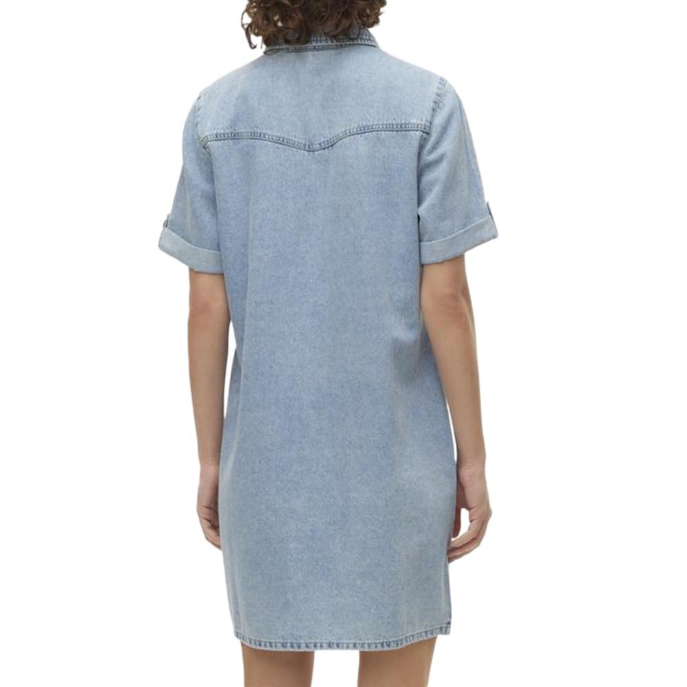 Robe en Jean Bleu Femme Vero Moda Jennie vue 2