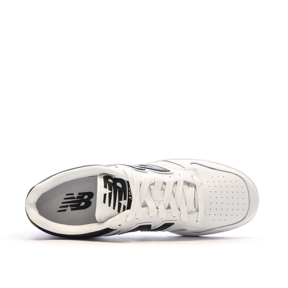 Baskets Blanches/Noires Homme New Balance 480 vue 4