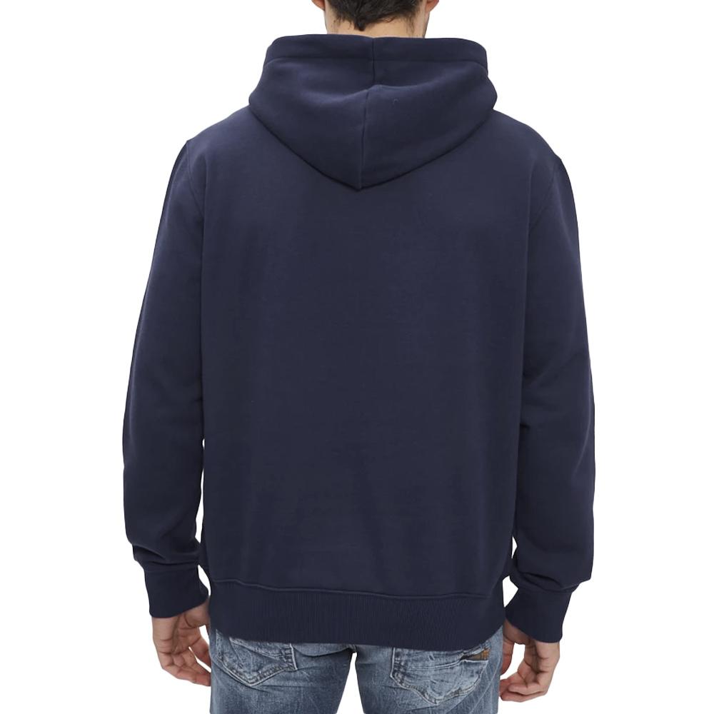 Sudadera con capucha para hombre G-Star RAW Logo, color azul marino ver 2