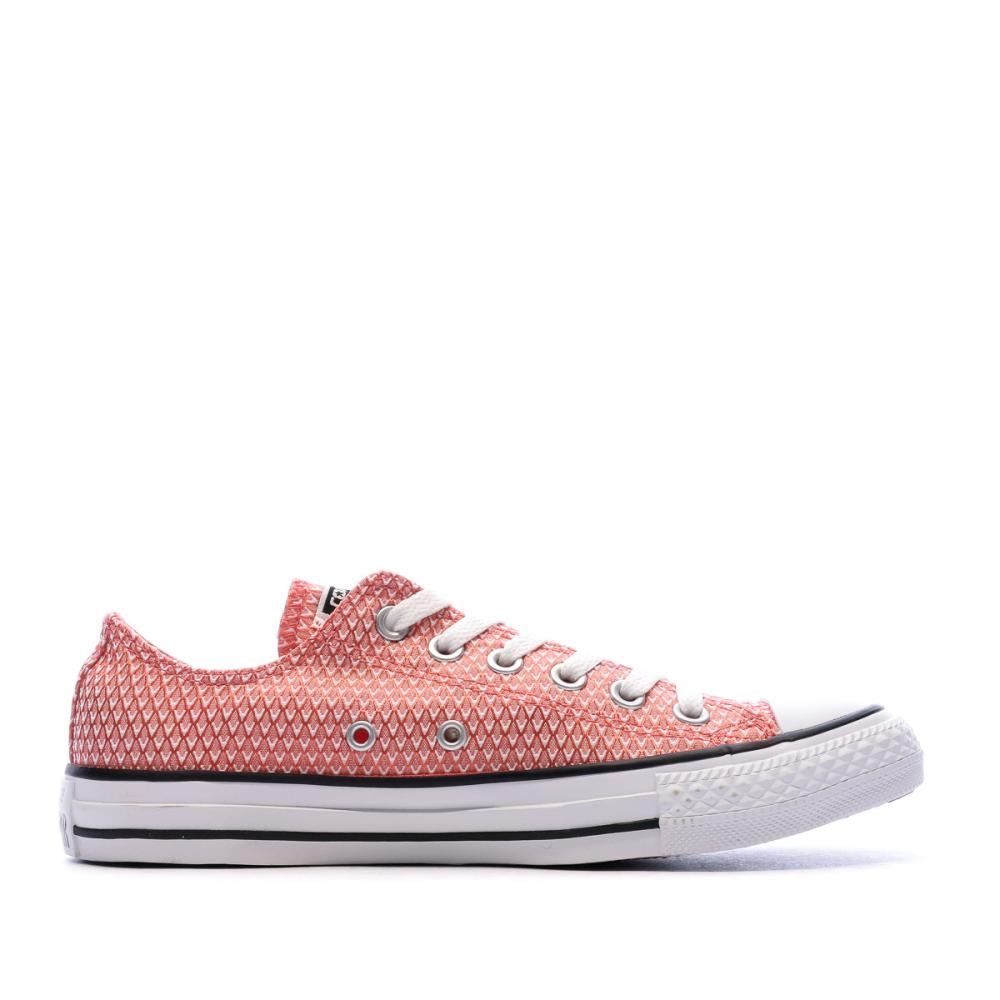 All Star Baskets Rouge motif Femme Converse vue 2