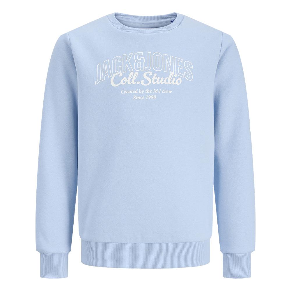 Sweat Bleu Clair Garçon Jack & Jones Makoto vue 3