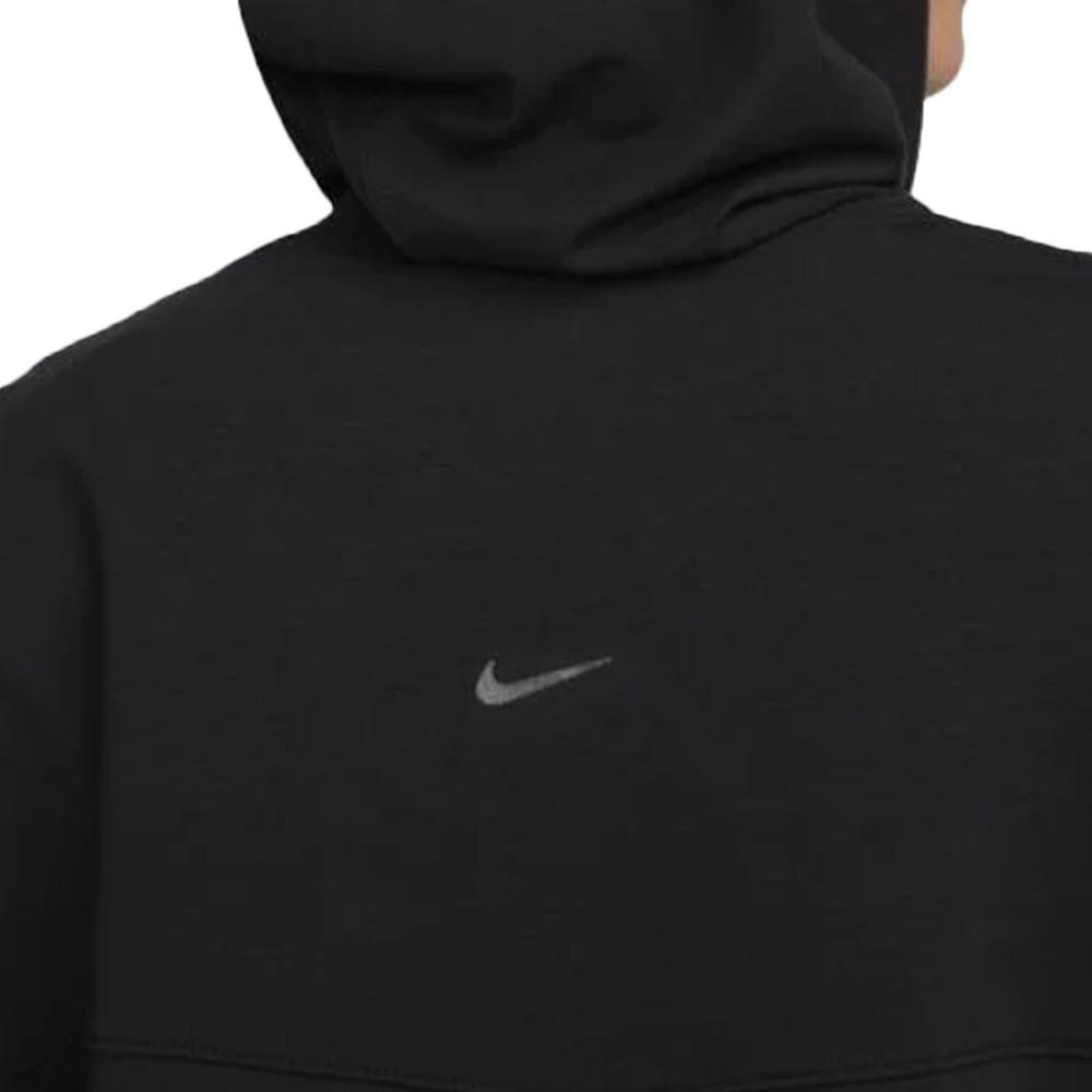 Sweat à capuche Noir Femme Nike Yoga vue 2