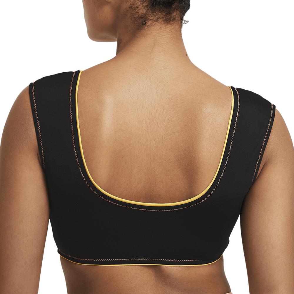 Haut de maillot de bain Rose Femme Nike Midkini vue 2