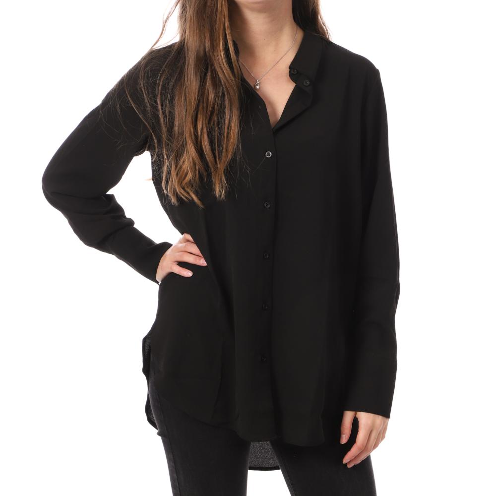 Chemises Manches Longues Noir Femme JDY Piper pas cher