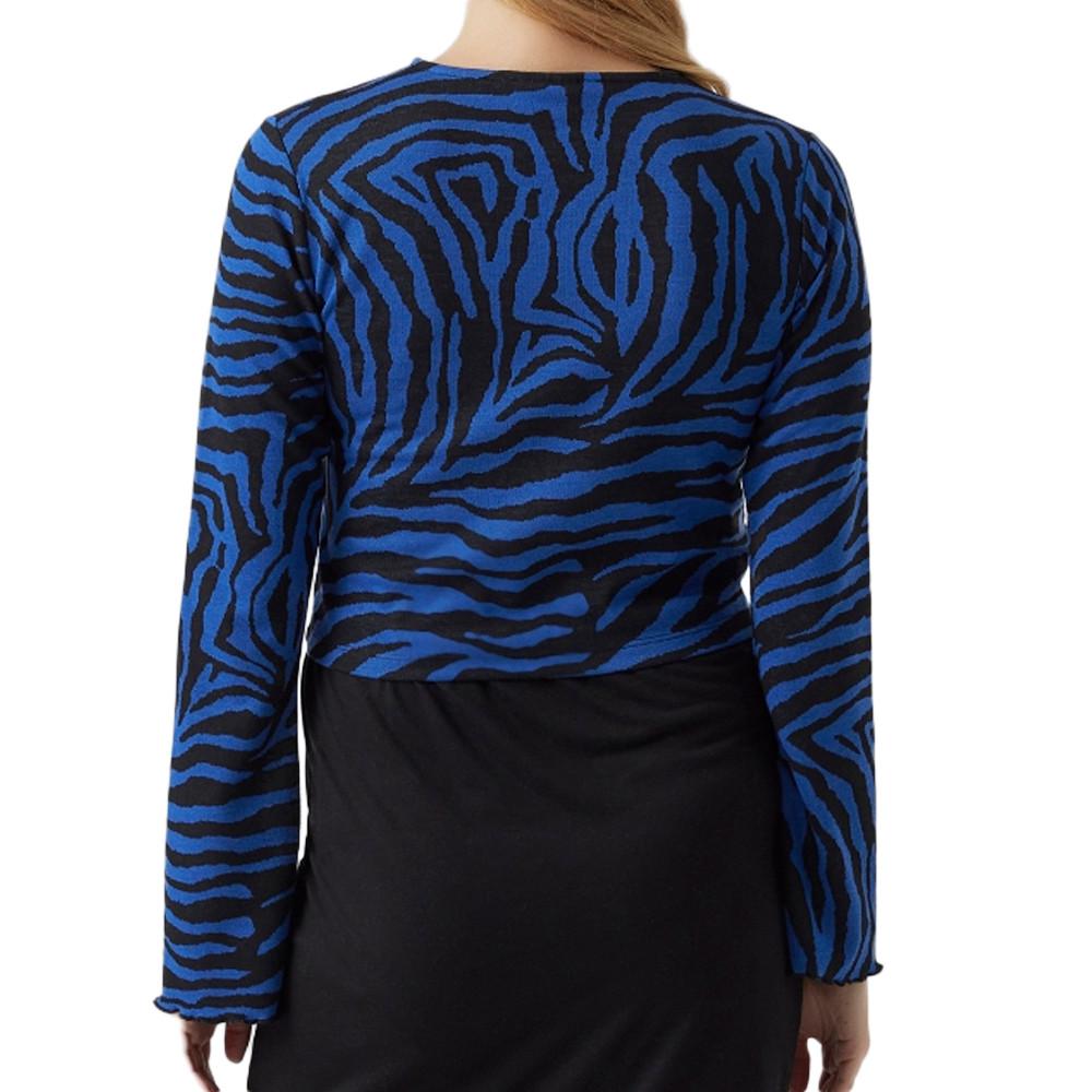 T-Shirt de Grossesse Noir/Bleu Femme Mamalicious Zille vue 2