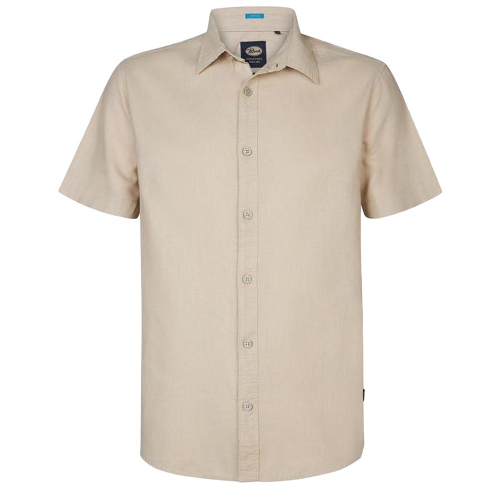 Chemise Beige Homme Petrol Industries Desert vue 3