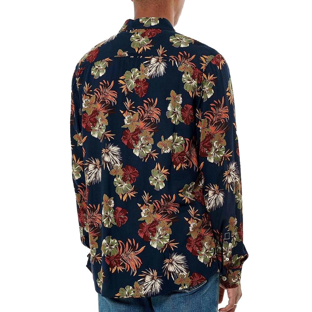 Chemise Marine/Bordeaux Homme Kaporal COOL vue 2
