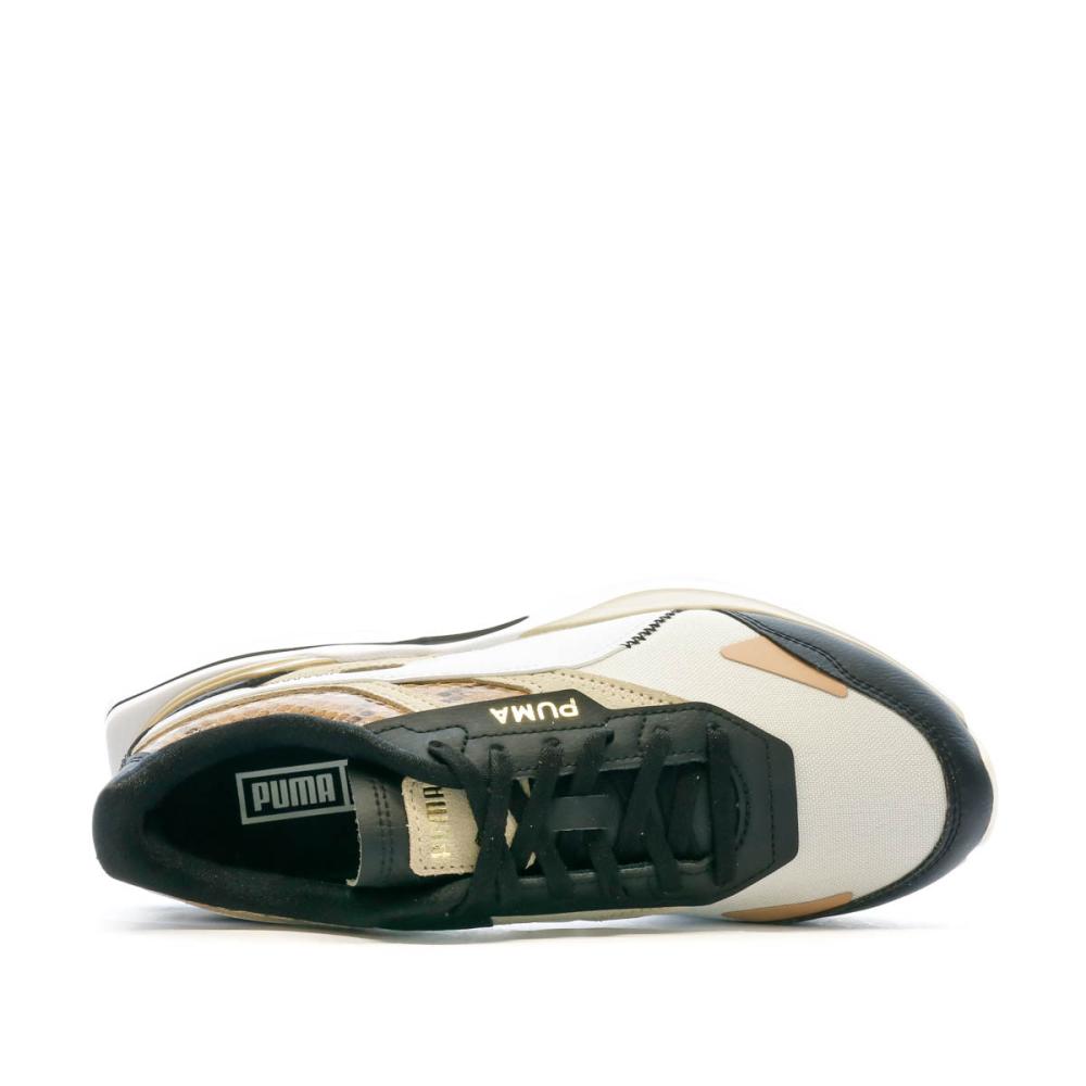 Baskets Blanches/Noires Femme Puma Kosmo Rider vue 4
