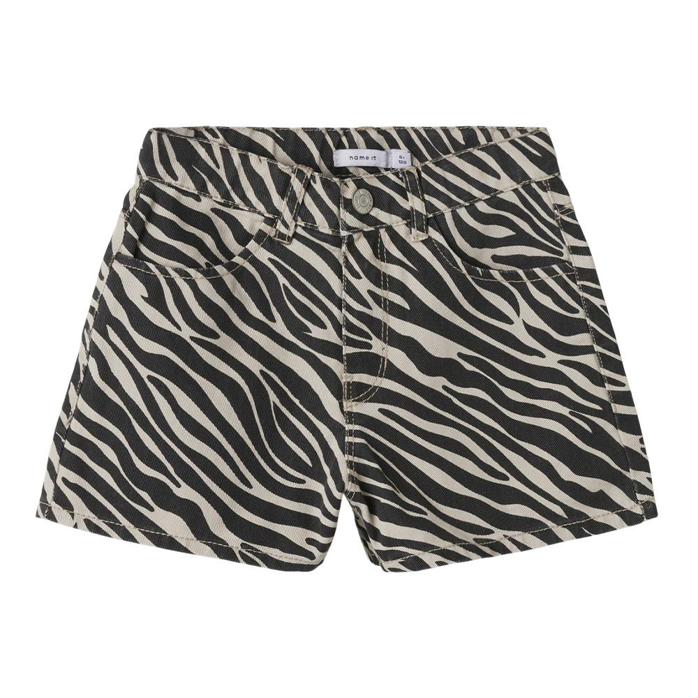 Short Zèbre Noir Fille Name it Frose vue 2