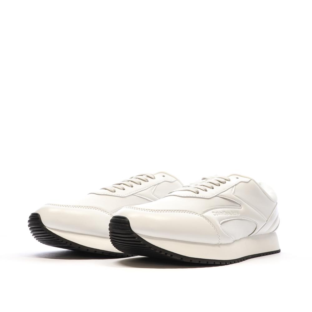 Baskets Blanches Homme Calvin Klein Jeans Retro Runner vue 6