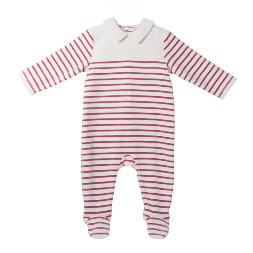 White/Red Baby Pyjamas Elle est ou la mer Jama affordable