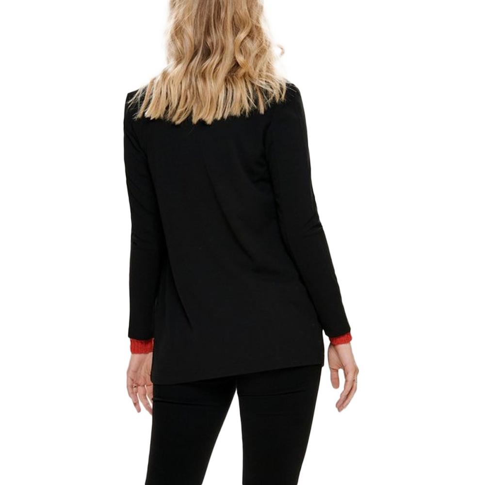 Blazer Noir Femme JDY GEGGO TREATS vue 2