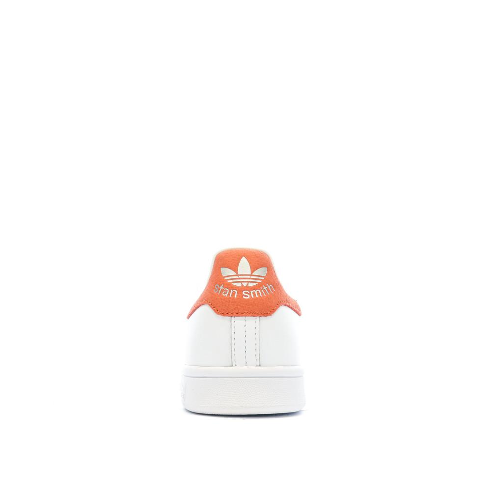 Baskets Blanches Garçon/Fille Adidas Stan Smith J vue 3