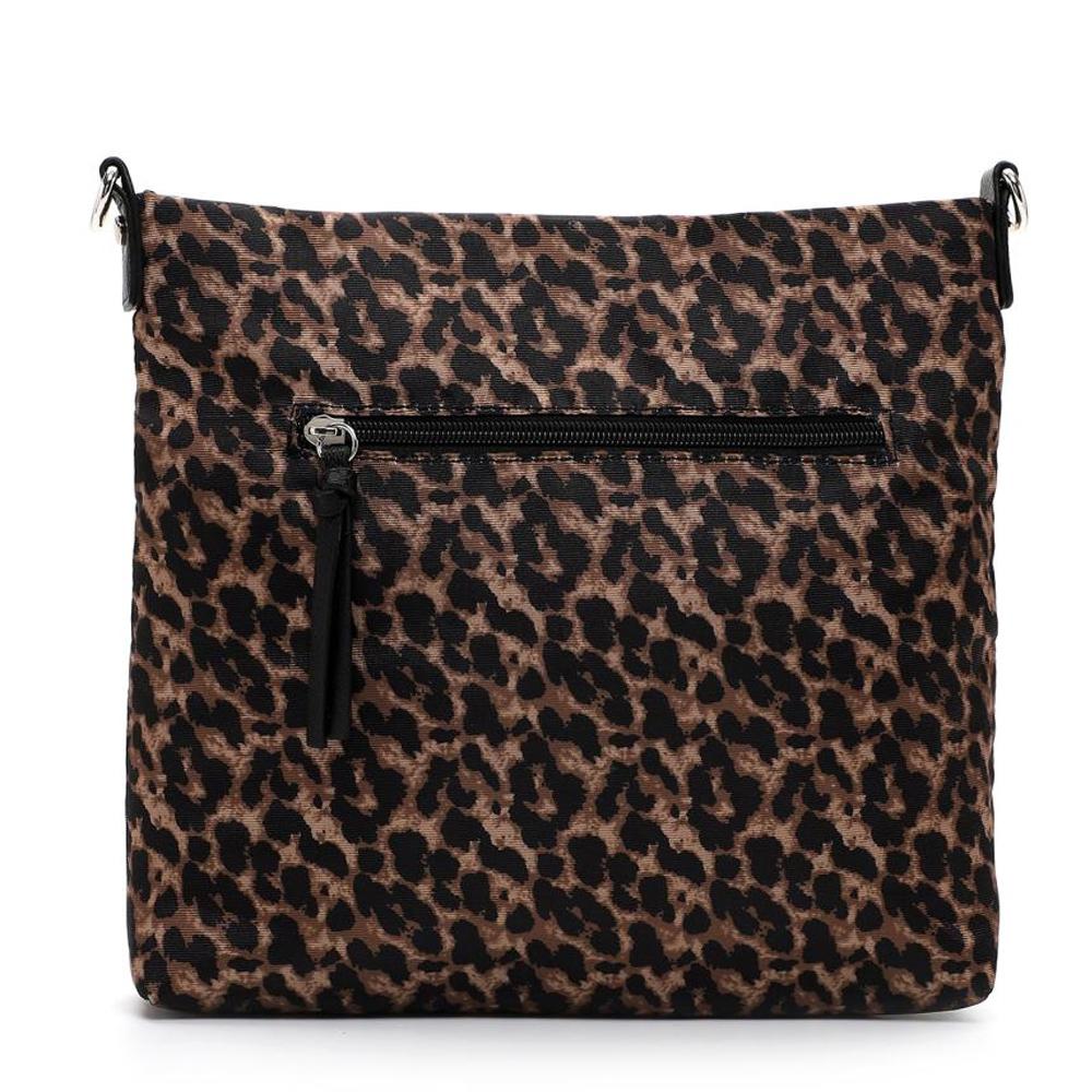 Sac à Bandoulière Noir/Léopard Femme Tamaris vue 2