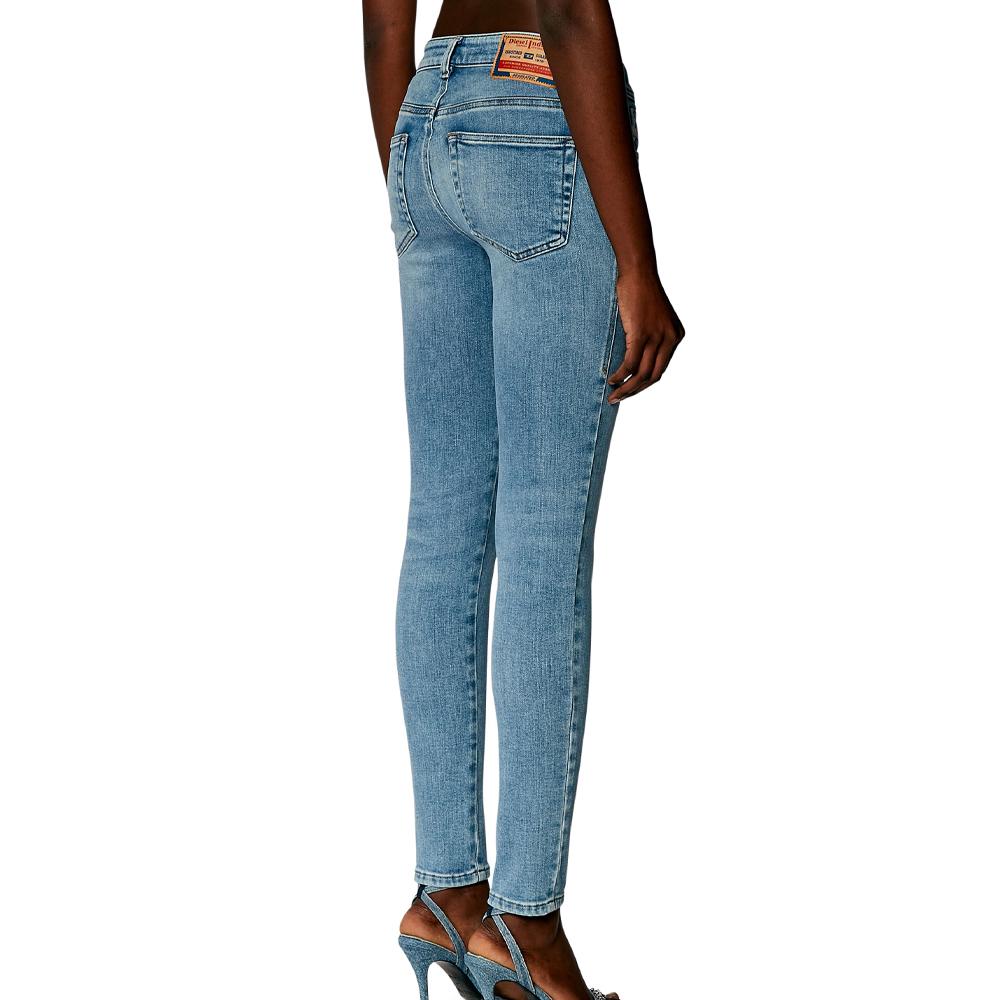 Jean Slim Bleu Femme Diesel 2017 Slandy85 vue 2