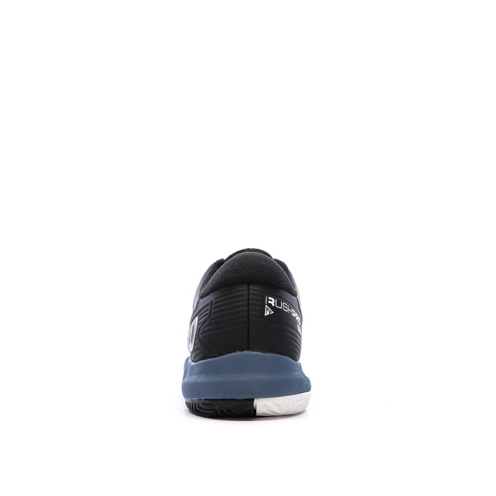 Chaussures de tennis Noires/Bleu Homme Wilson Rush Pro vue 3