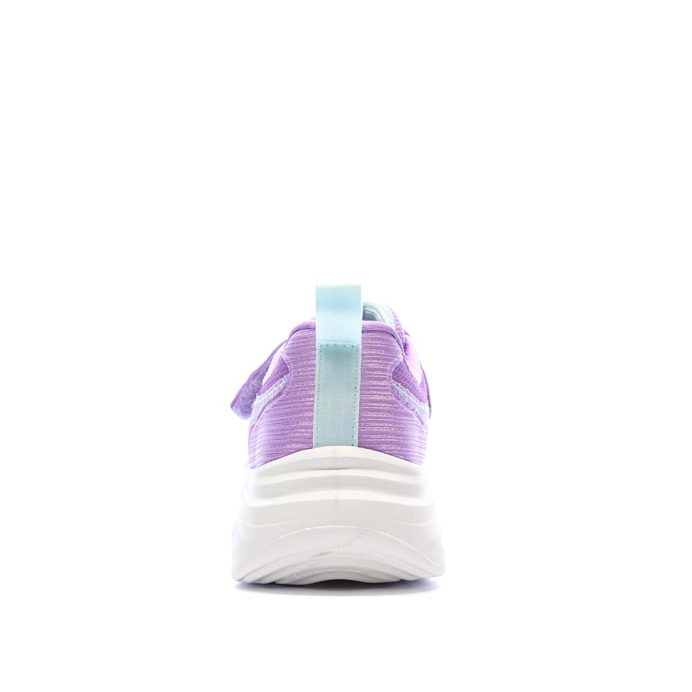 Baskets Mauves Clairs Fille Skechers Sola Glow vue 3