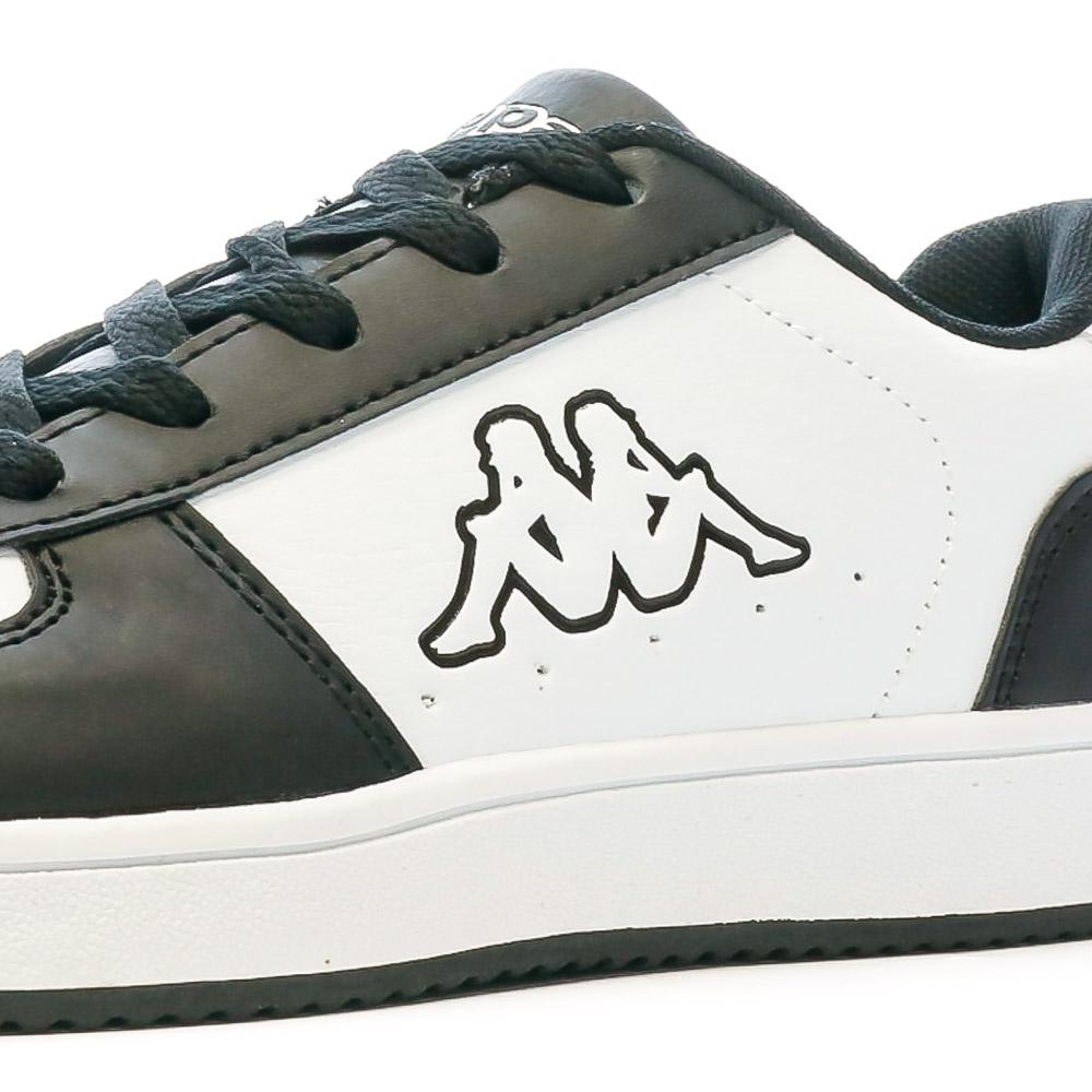 Baskets Noir/Blanc Garçon KAPPA Malone Lace vue 7
