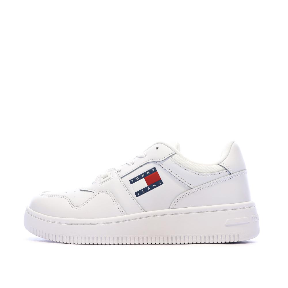 Baskets Blanches Femme Tommy Hilfiger EN0EN02505 pas cher