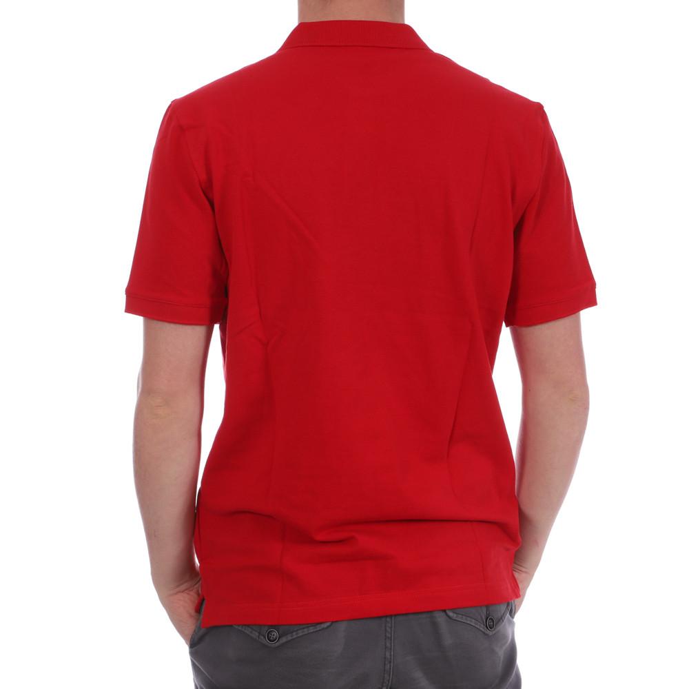 Polo rouge homme Hungaria Basic vue 2