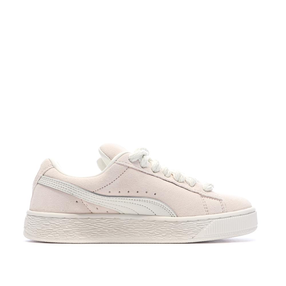 Baskets Rose Pale Femme Puma Suede Xl Rope vue 2