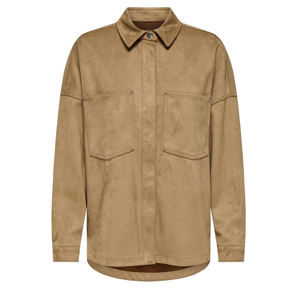 Chemise Camel Femme Only Janine-stina pas cher