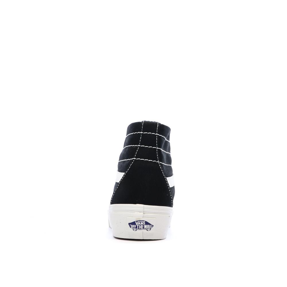 Baskets Noir Homme Vans Ua Sk8-hi Tapered Throwback vue 3