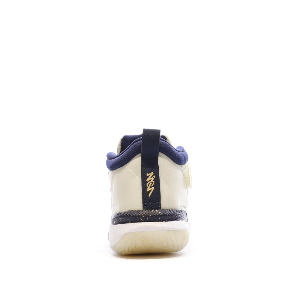 Chaussures de Basketball Beige/Bleu Garçon Nike Jordan Zion 1 vue 3