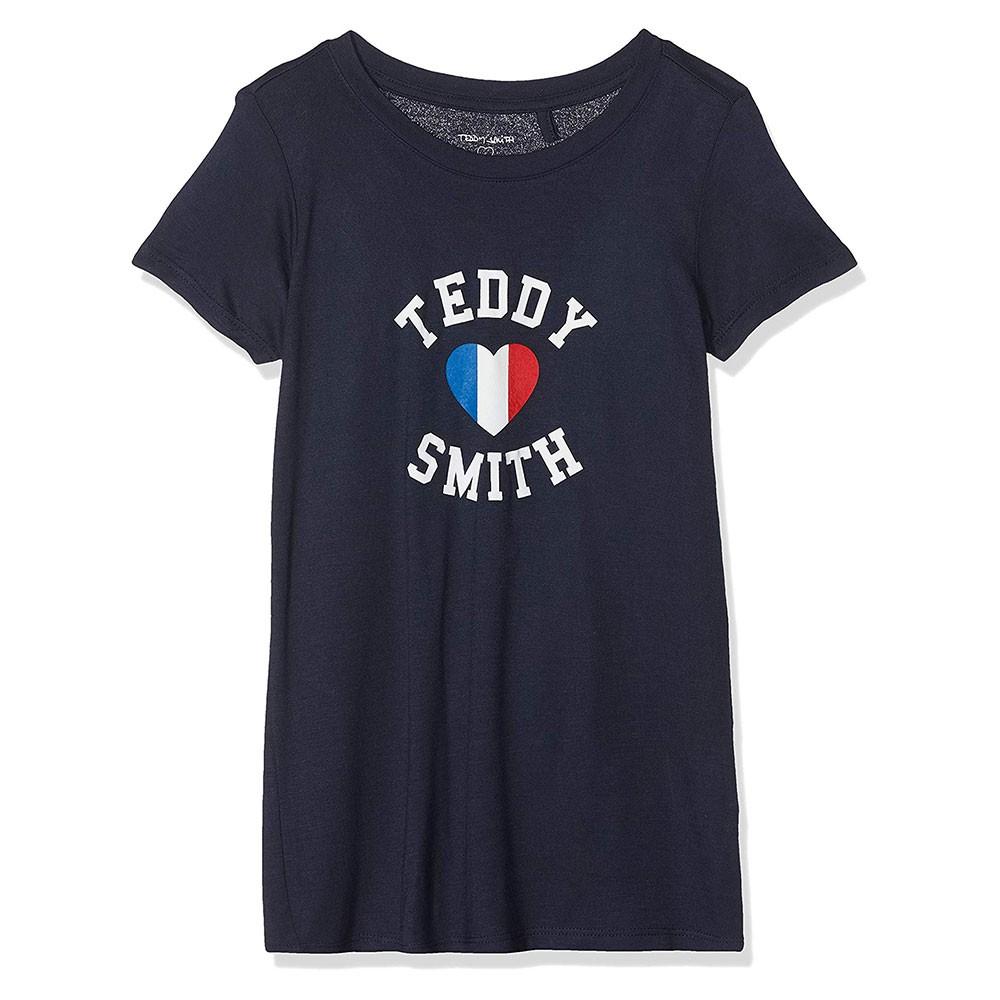 T-shirt marine enfant Teddy Smith Twelvo pas cher