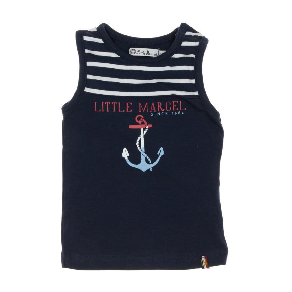 Débardeur Marine Bébé Little Marcel LMEV0028 pas cher
