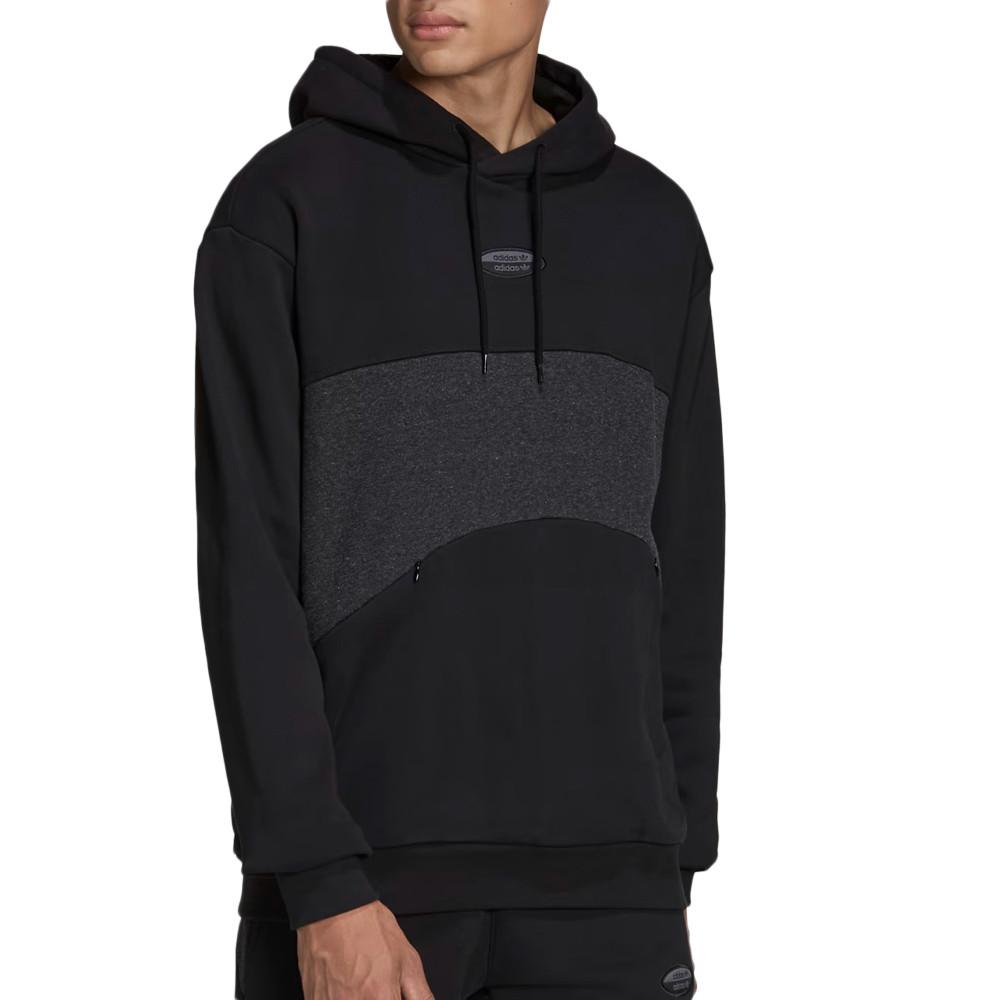 Sweat à Capuche Noir Homme Adidas Essent pas cher