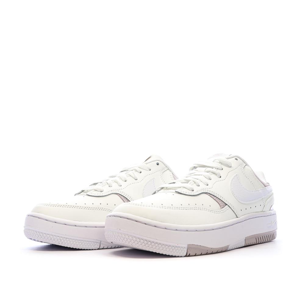 Baskets Ecru/Mauve Femme Nike Gamma vue 6