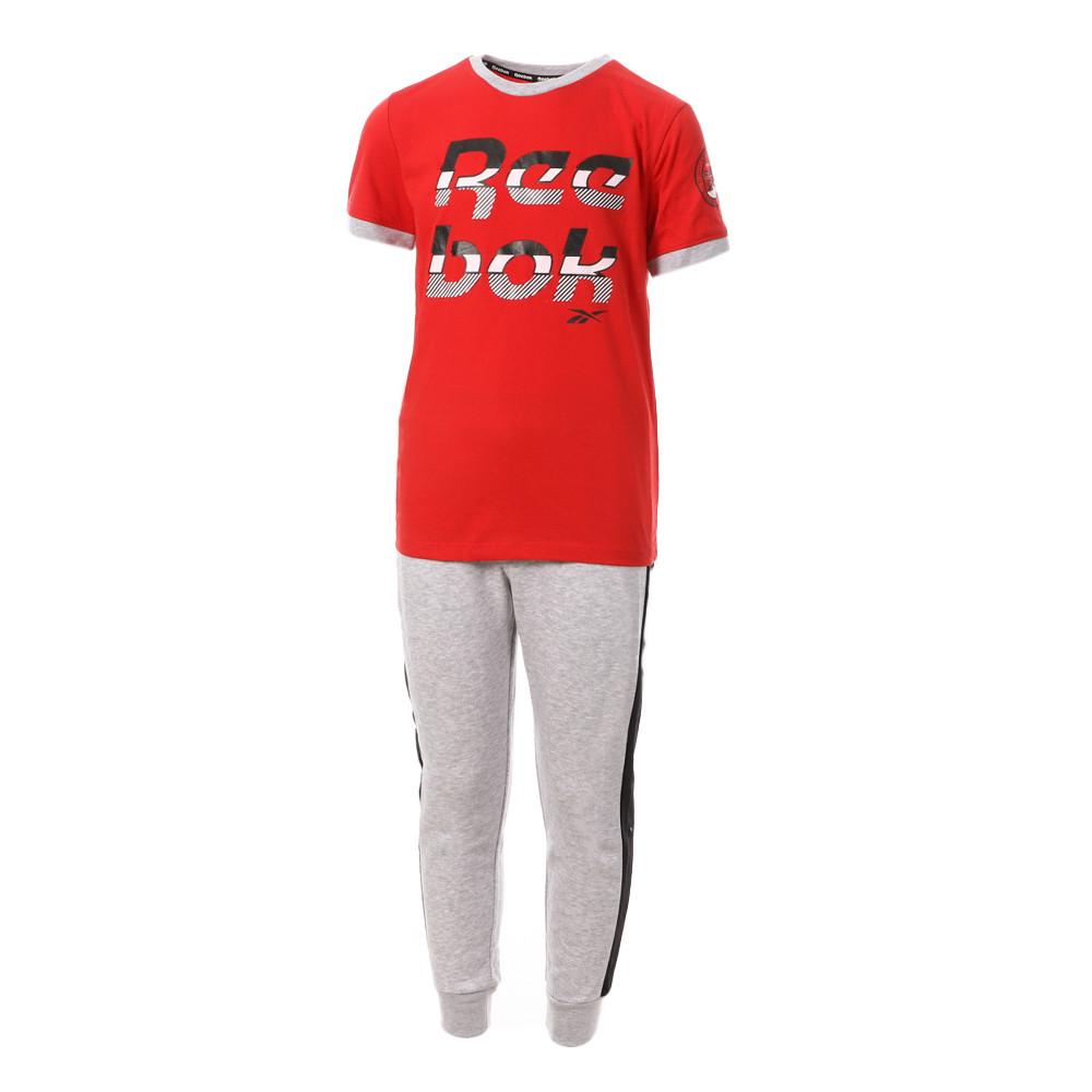 Ensemble de Jogging Rouge/Gris Garçon Reebok B894 pas cher