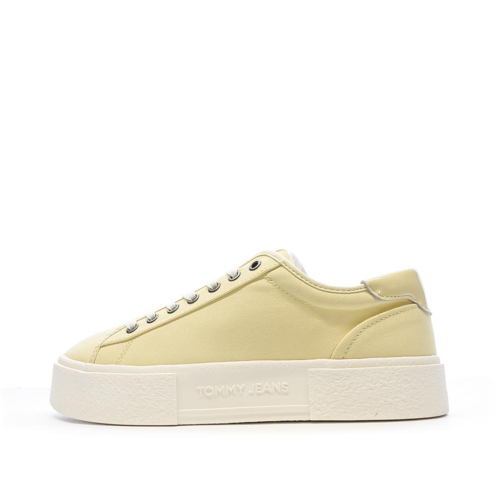 Baskets Jaunes Femme Tommy Hilfiger Foxing Flatform pas cher