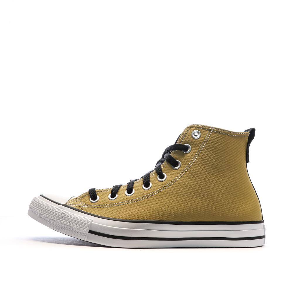 Baskets Jaune Moutarde Homme Converse Chuck Taylor All Star vue 2