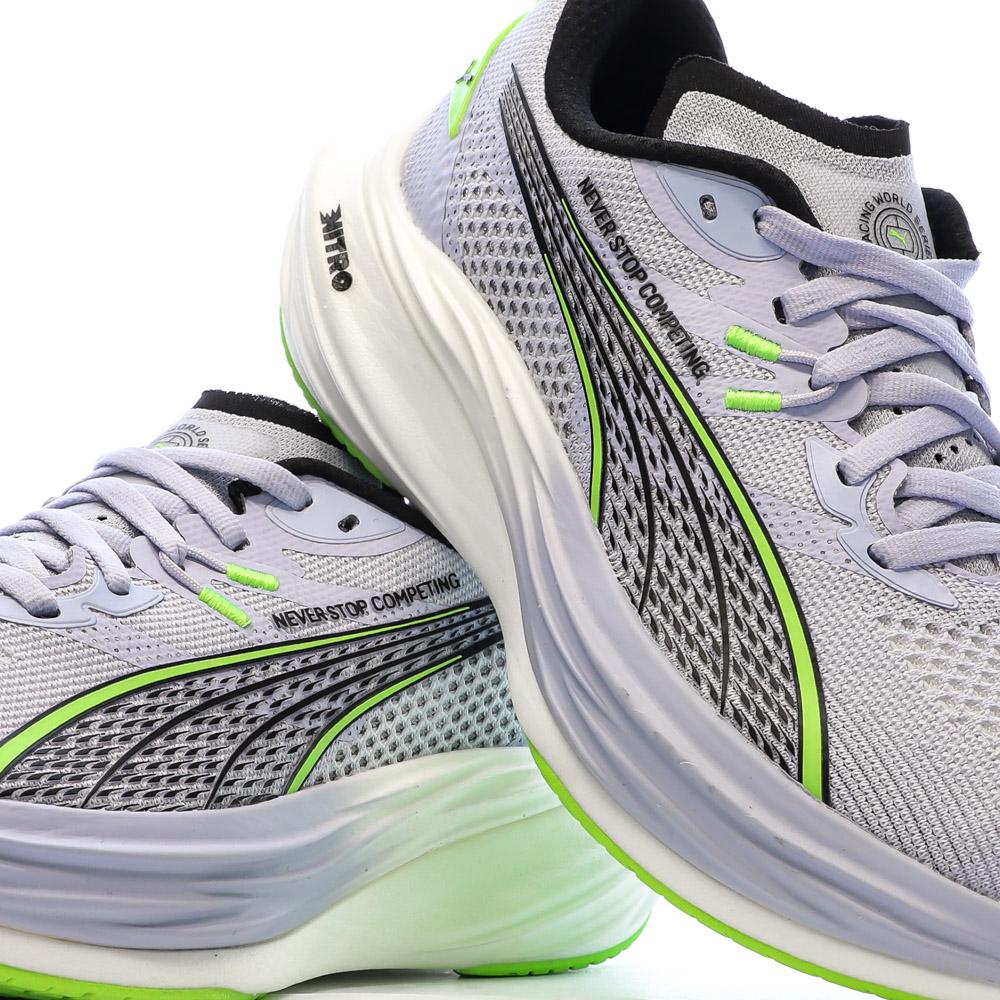 Chaussures de running Gris Homme Puma Deviate Nitro 3 vue 7