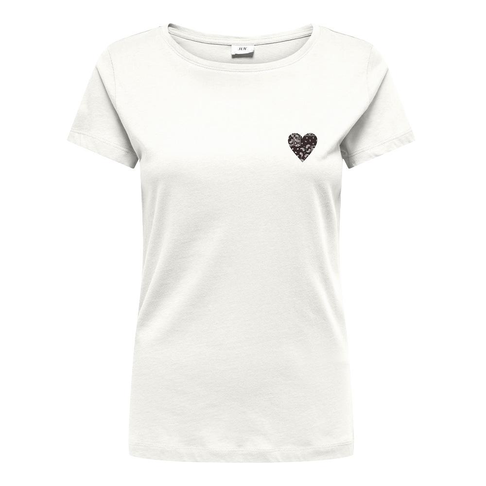 Camiseta blanca/negra para mujer JDY Paris barato