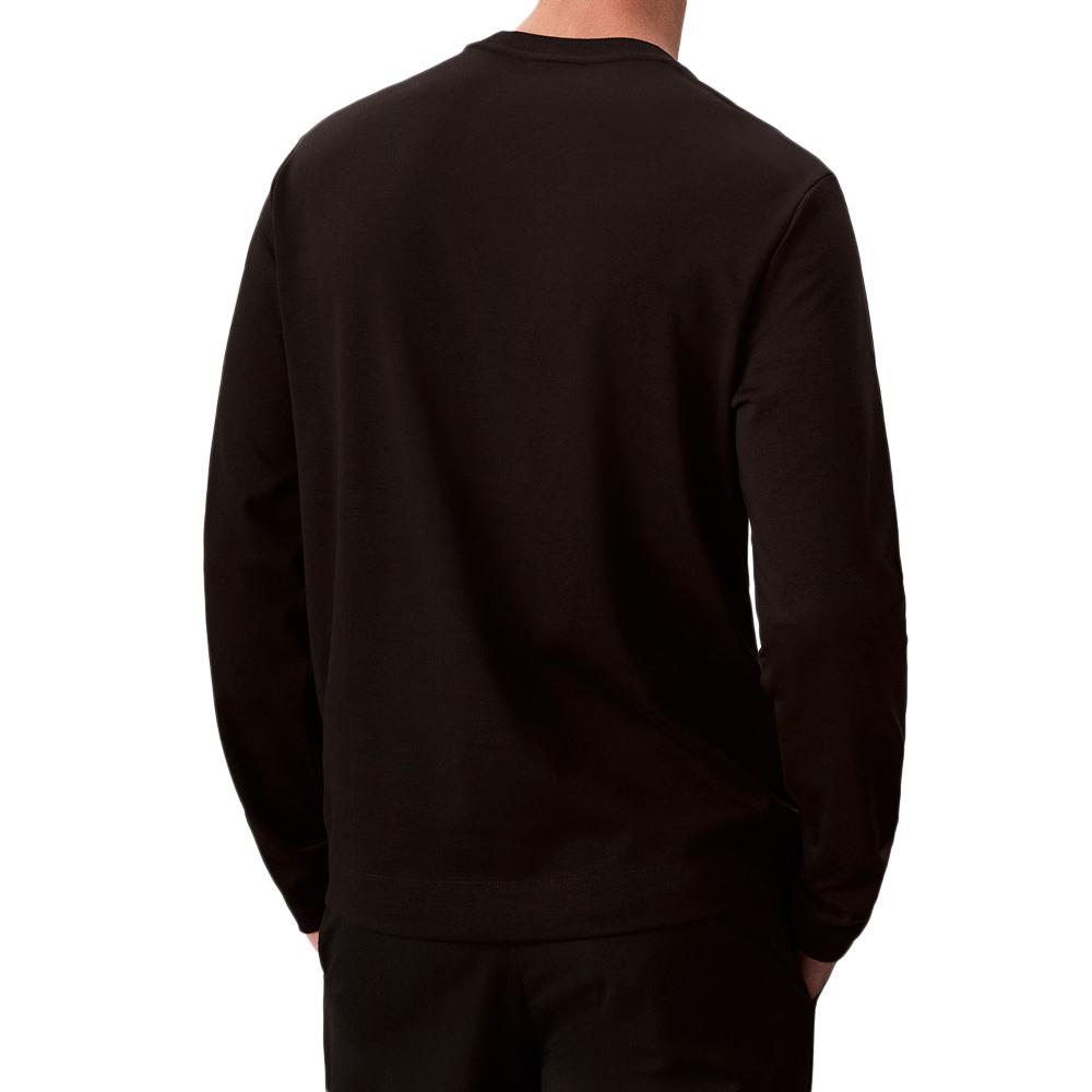 Pull Noir Homme Calvin Klein Jeans Luxe vue 2