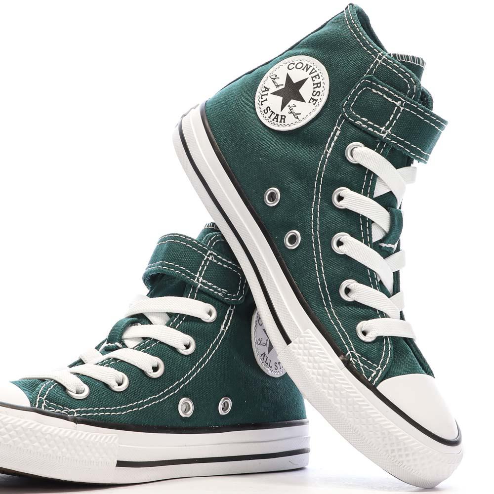Baskets Vertes Garçon/Fille Converse All Star 1v Seasonal vue 7