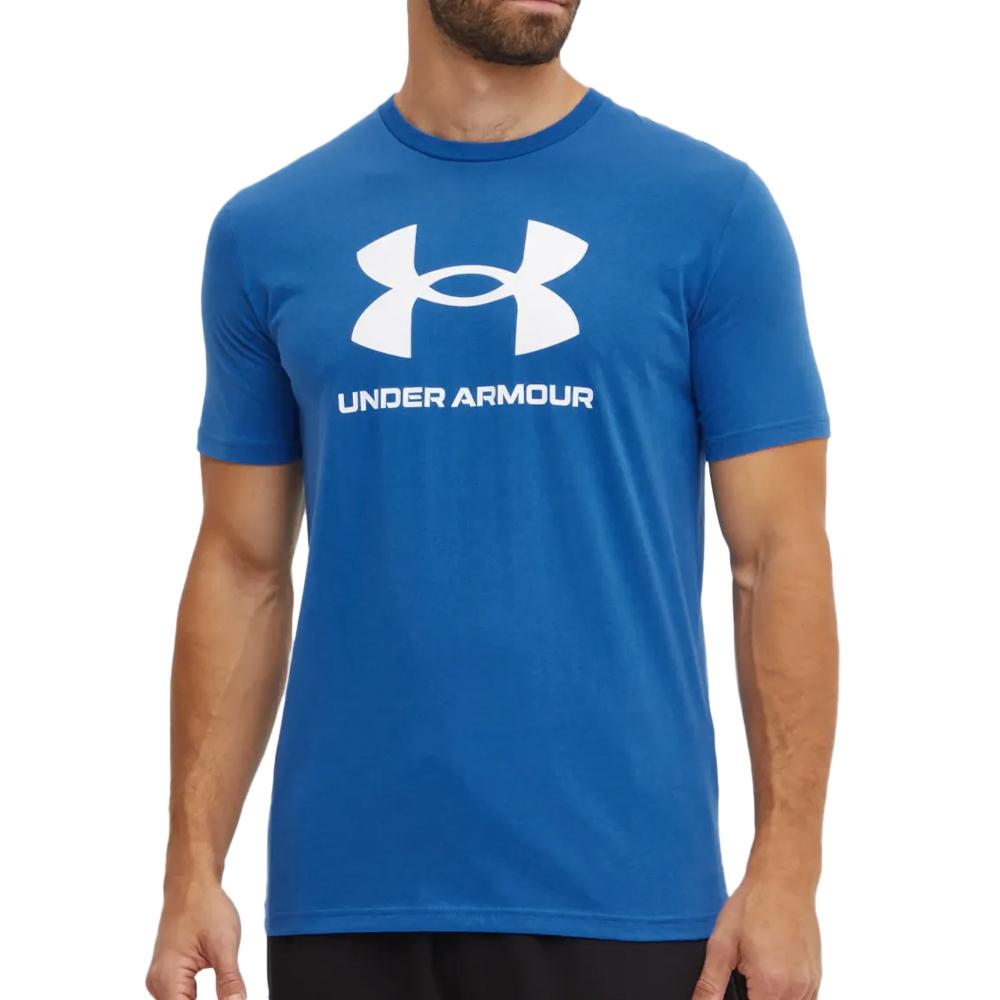 T-shirt Bleu Homme Under Armour Update pas cher