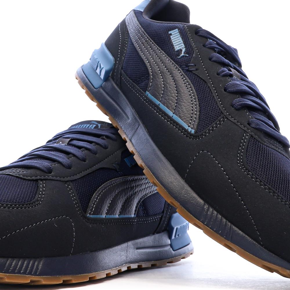 Baskets Marines/Bleu Homme Puma Graviton vue 7