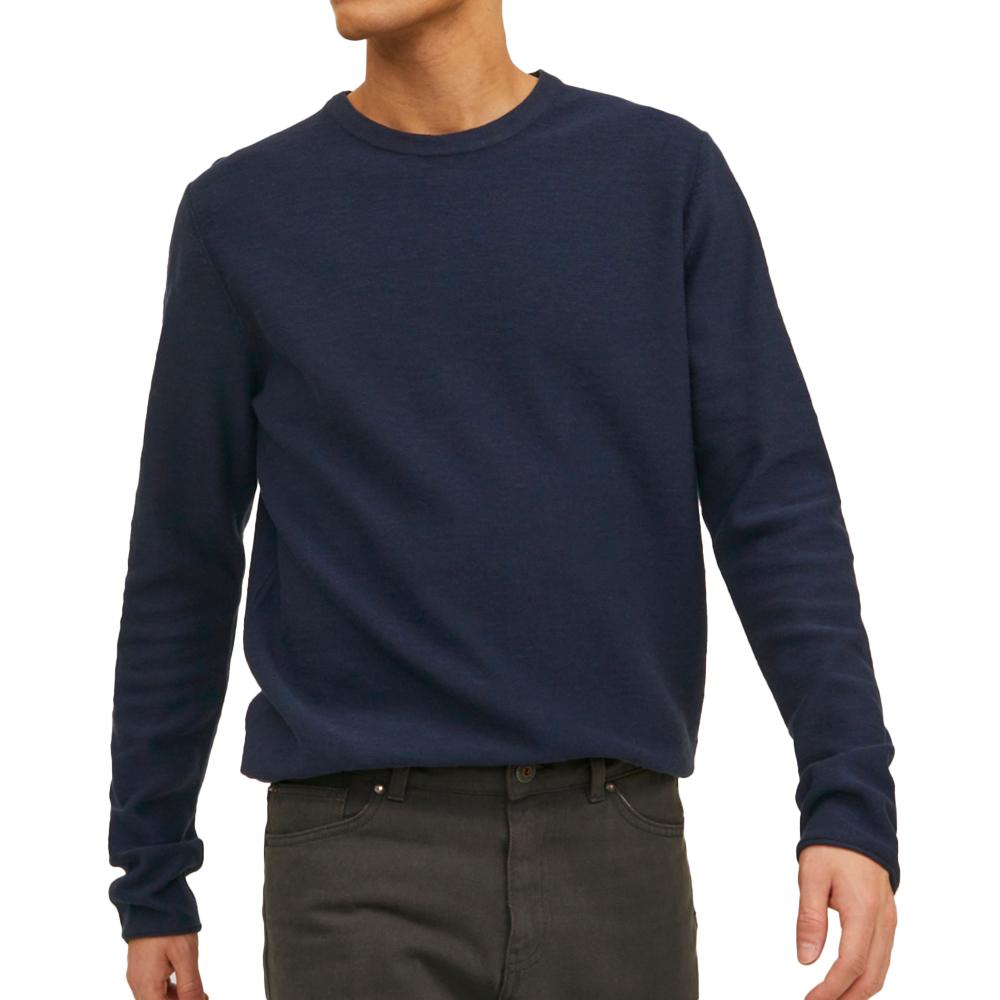 Pull Marine Homme Jack & Jones Summer pas cher