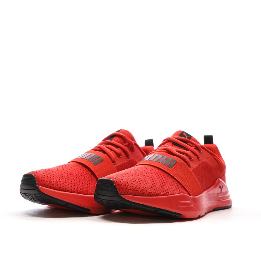 Baskets Rouges Garçon Puma Wired Run vue 6